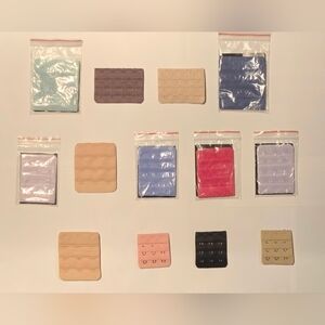 BRAND NEW Bra Extenders In (ALMOST!) Every Colour & Size; 3 & 4 Hook; Minimum 12